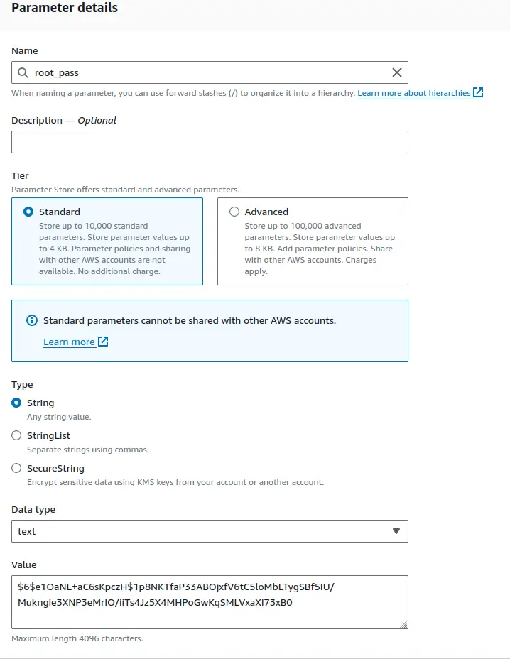 Parameter Details